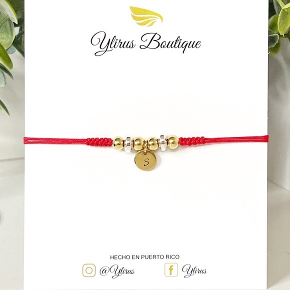 ✨Adjustable Homemade bracelet personalized letters ✨ - Picture 1 of 7